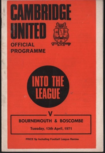 Match programme