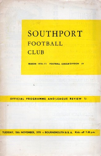 Match programme