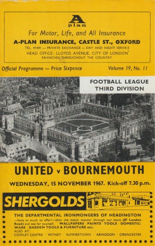 Match programme