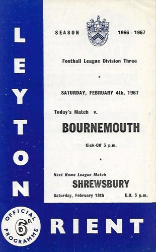 Match programme