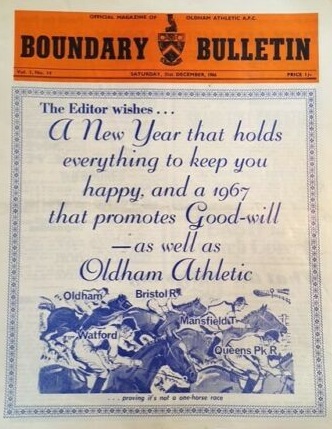 Match programme