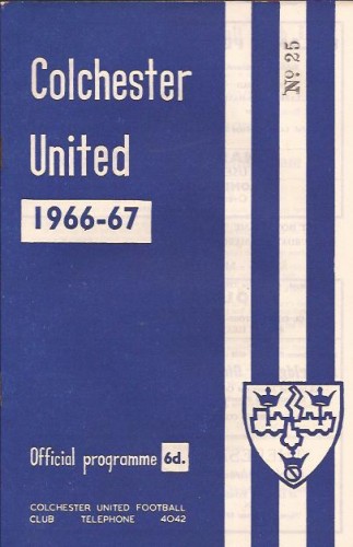 Match programme