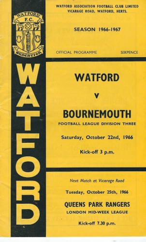 Match programme