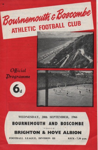 Match programme