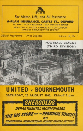 Match programme