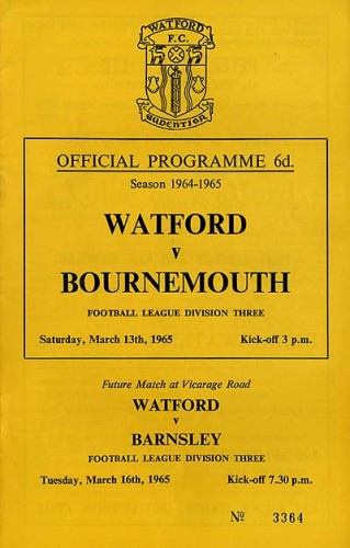 Match programme