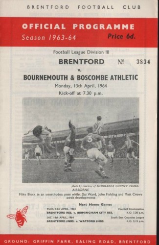 Match programme