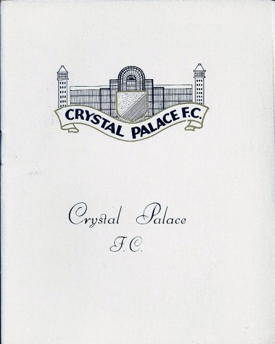 Match programme
