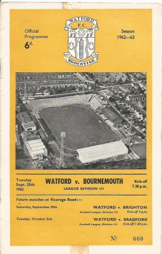 Match programme