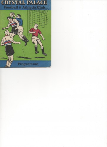 Match programme