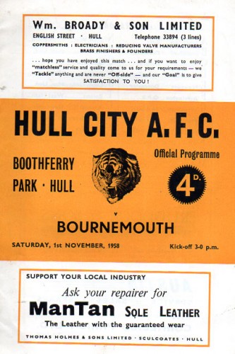 Match programme