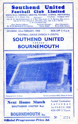 Match programme