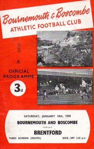 Match programme