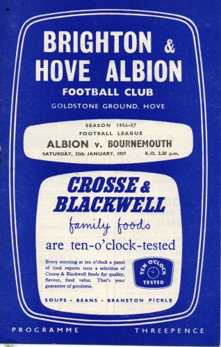 Match programme