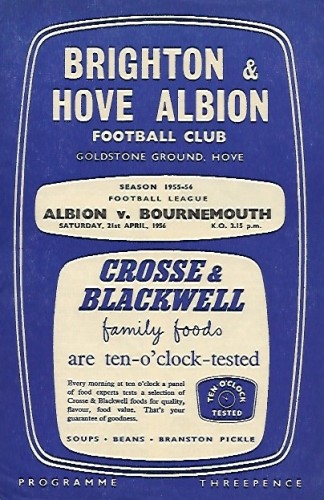 Match programme