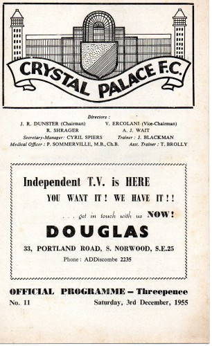 Match programme