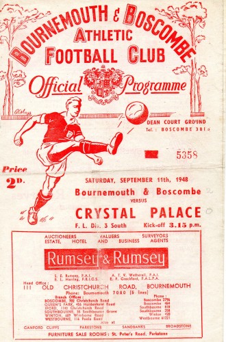 Match programme