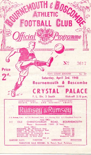 Match programme