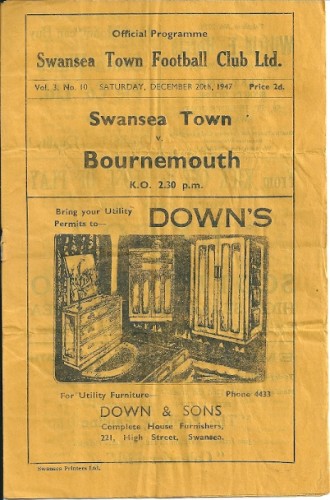 Match programme