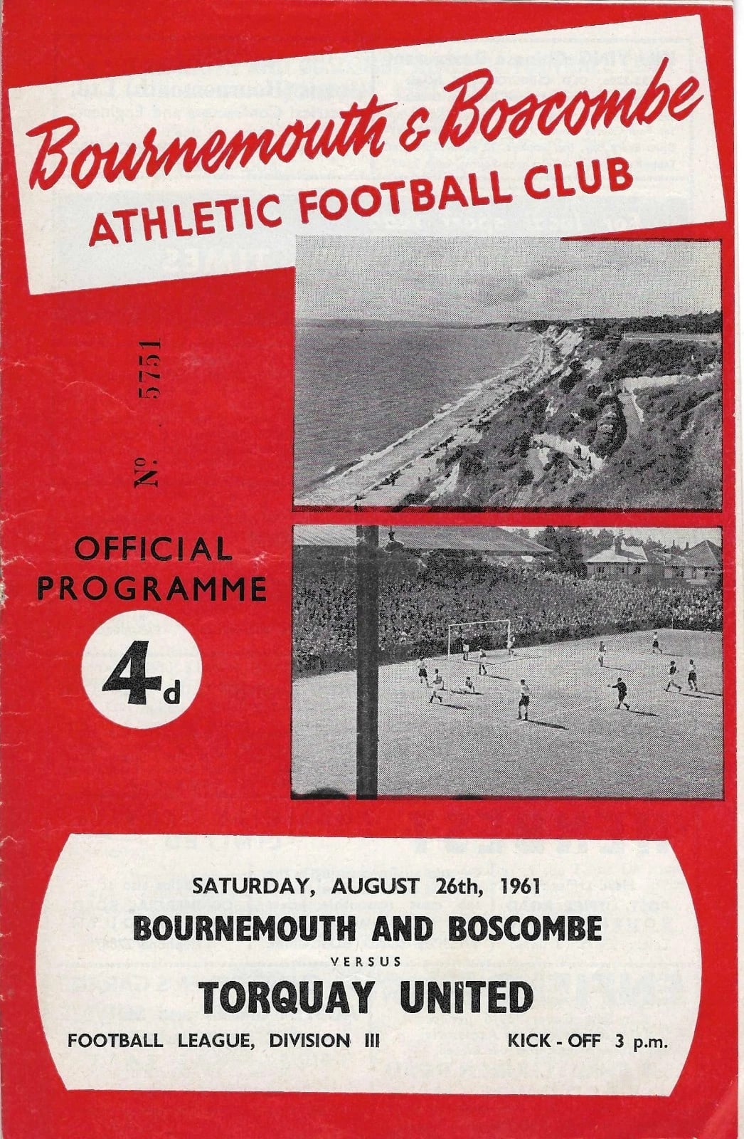 Match programme