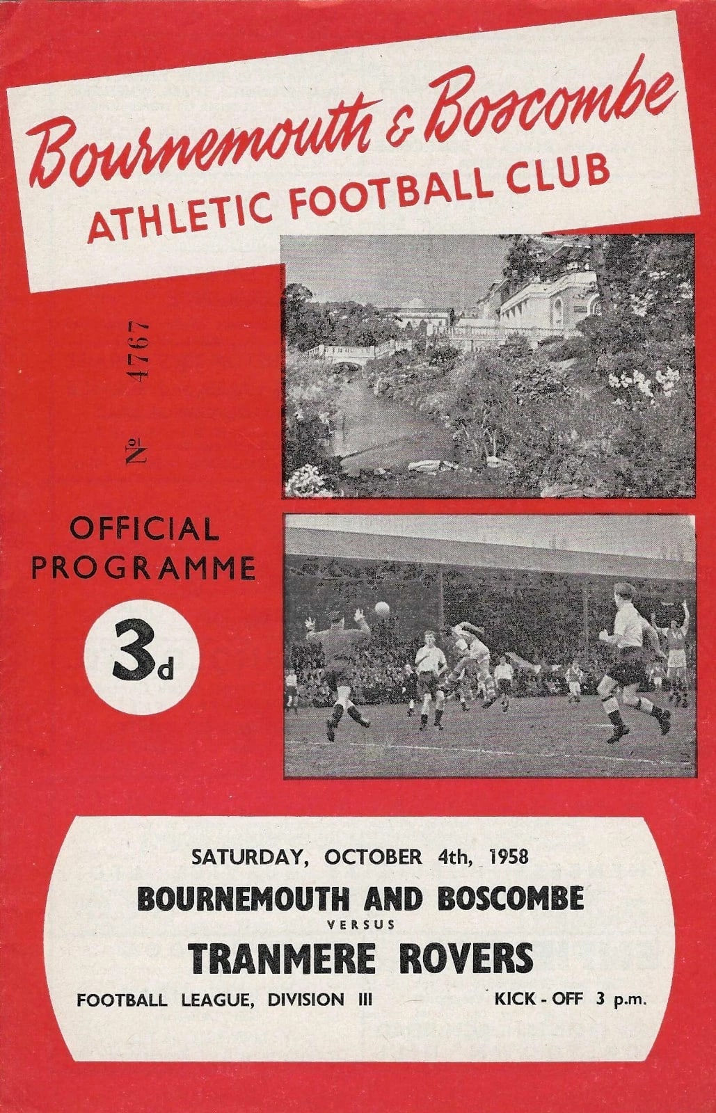 Match programme