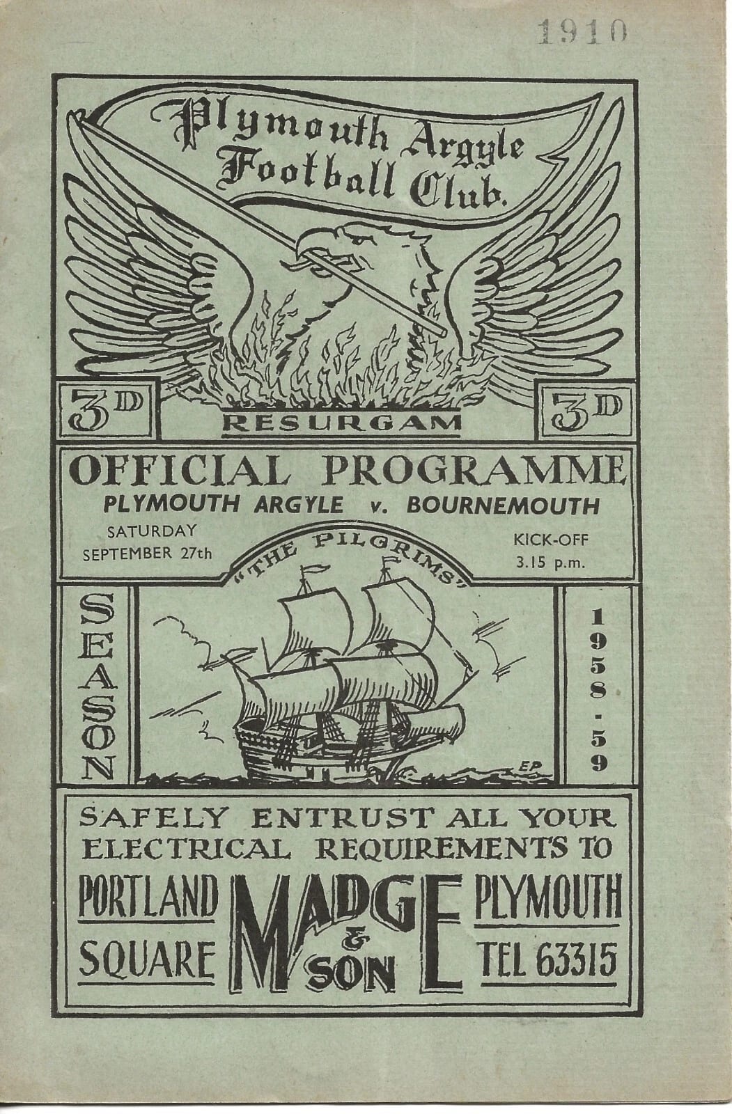 Match programme