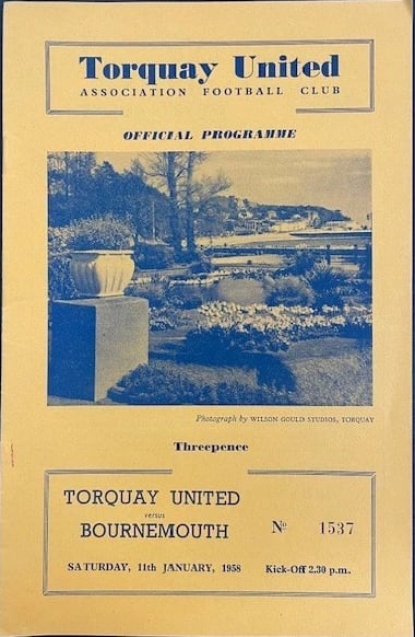 Match programme