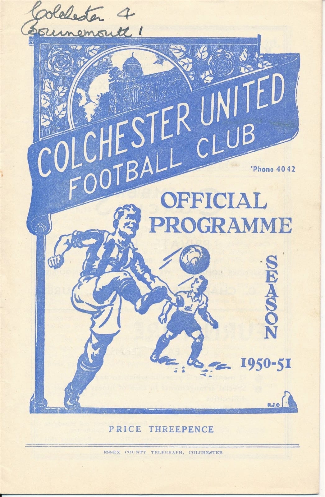 Match programme