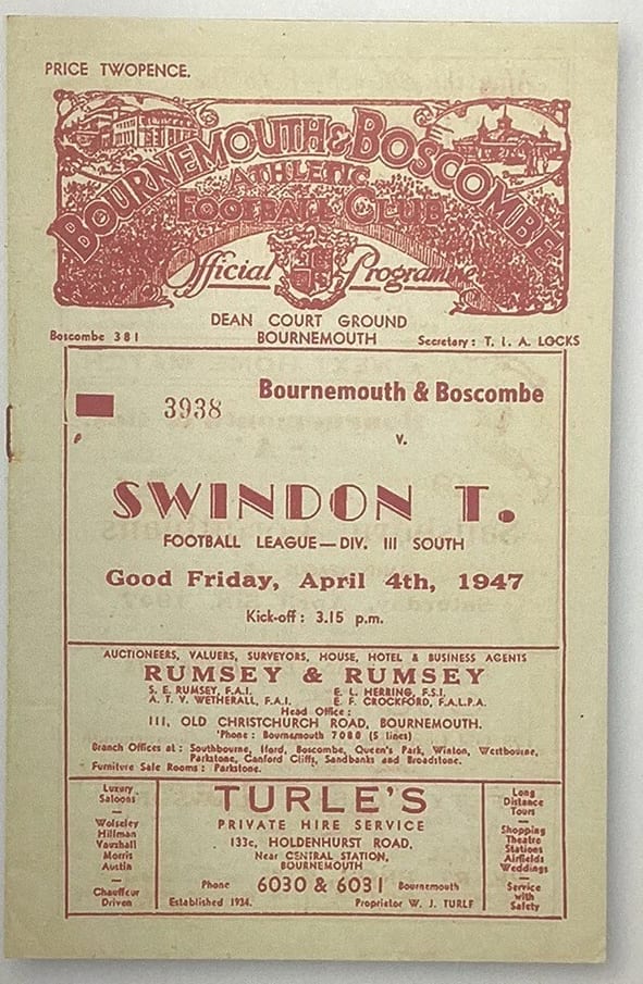 Match programme