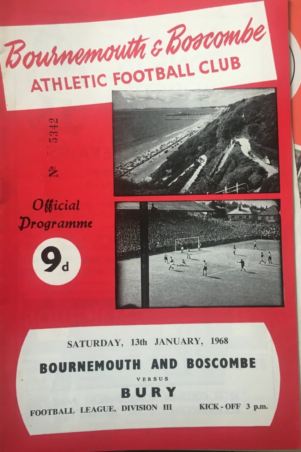 Match programme
