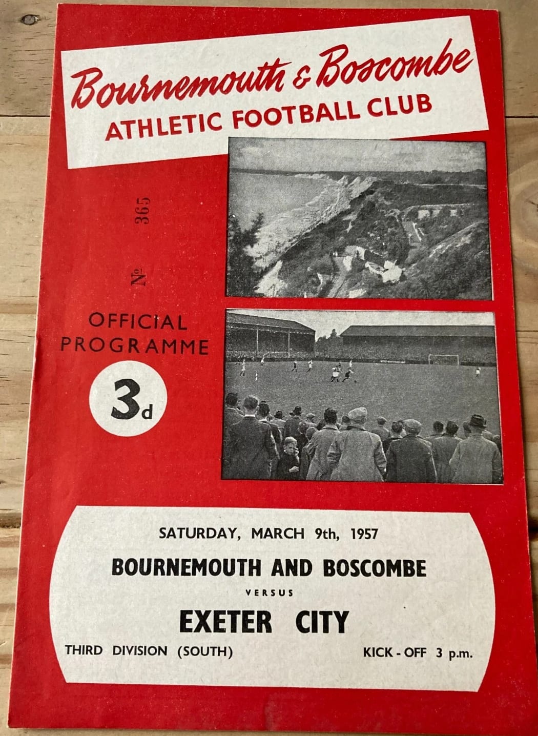 Match programme