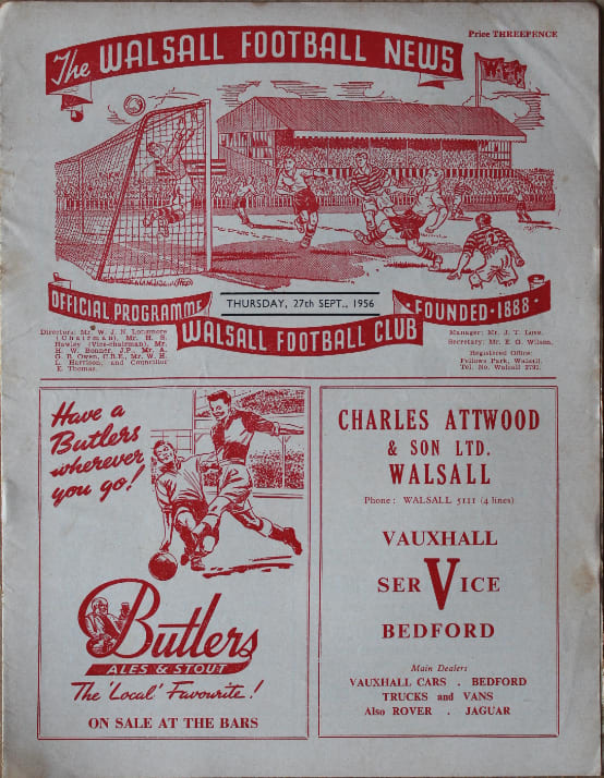 Match programme