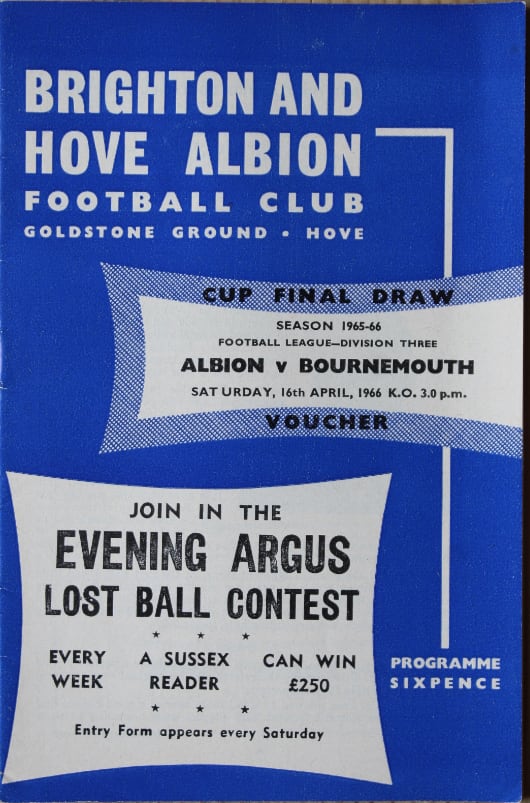 Match programme