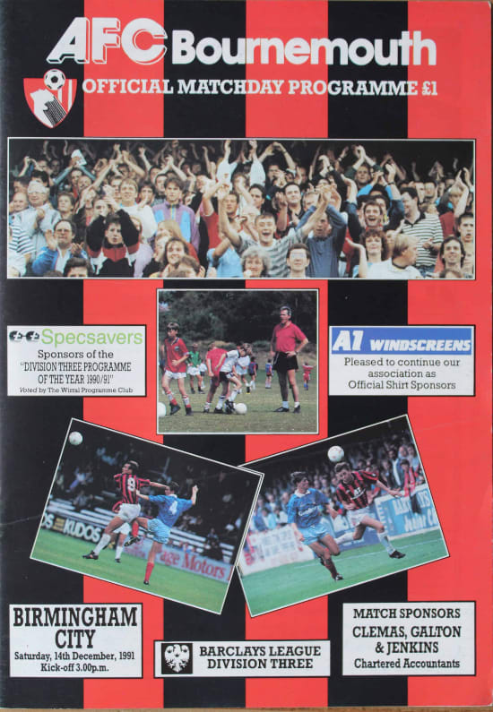 Match programme