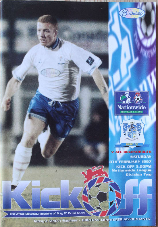 Match programme