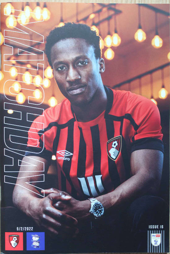 Match programme