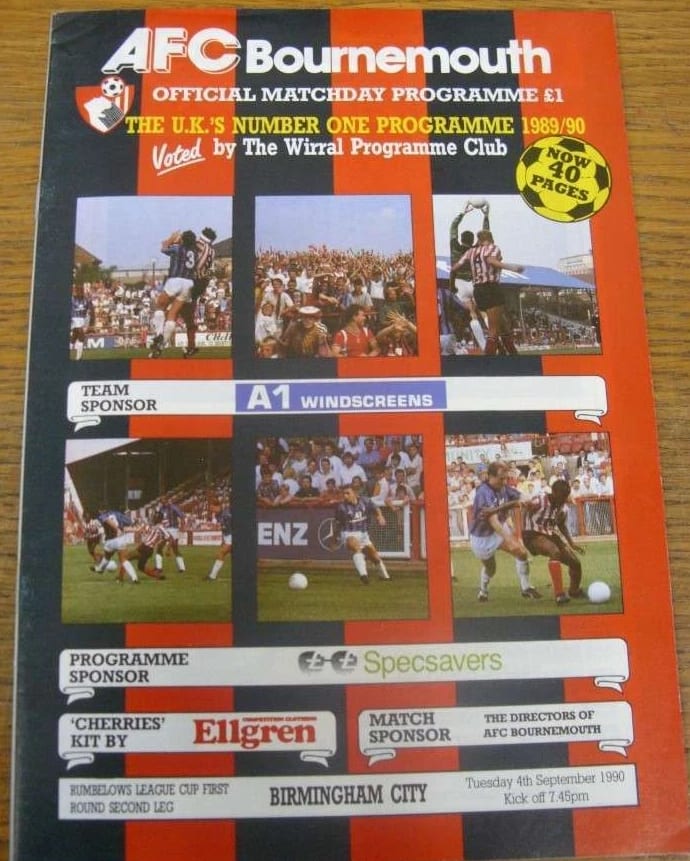 Match programme
