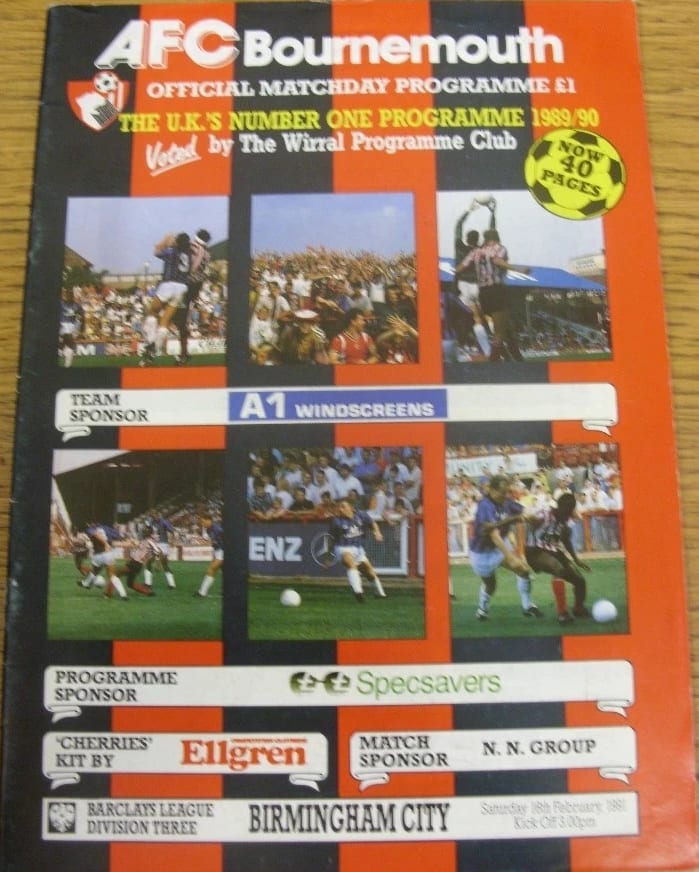 Match programme