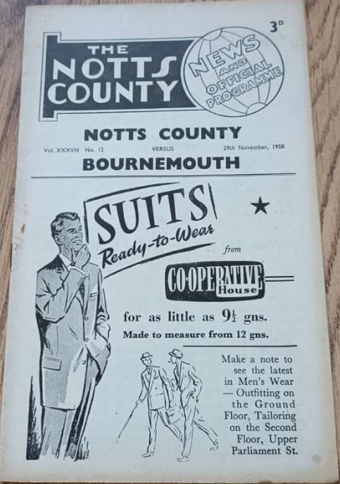 Match programme