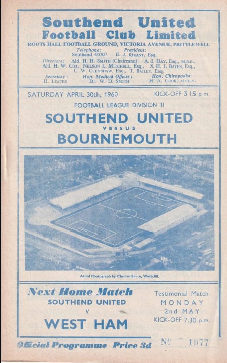 Match programme