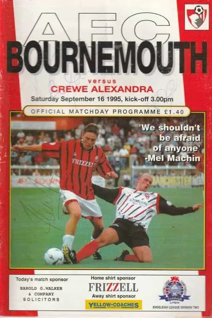 Match programme