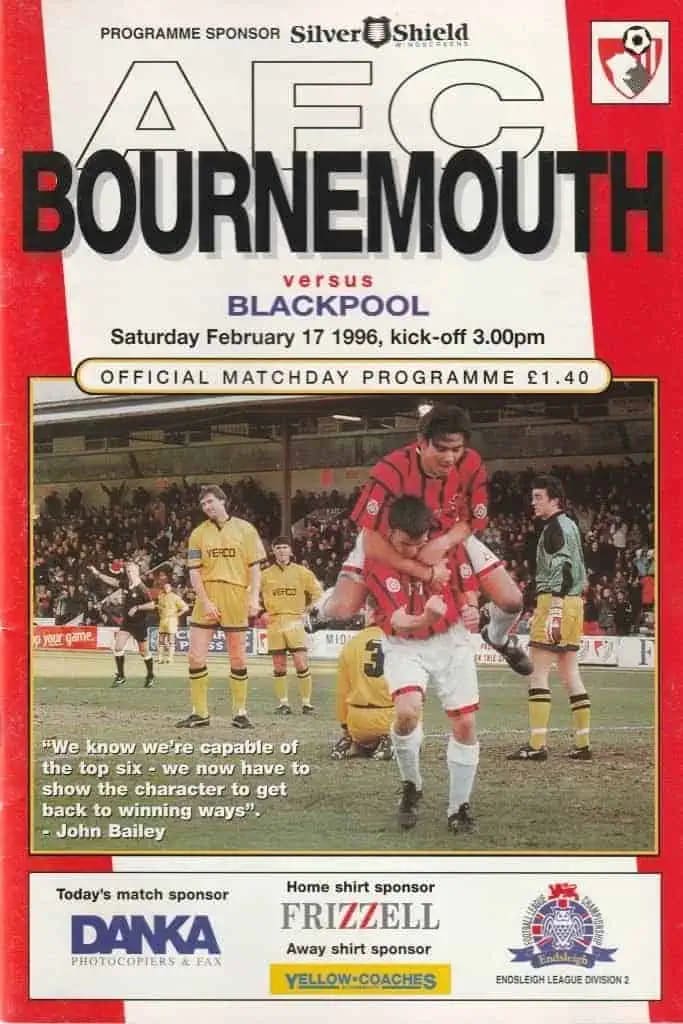 Match programme