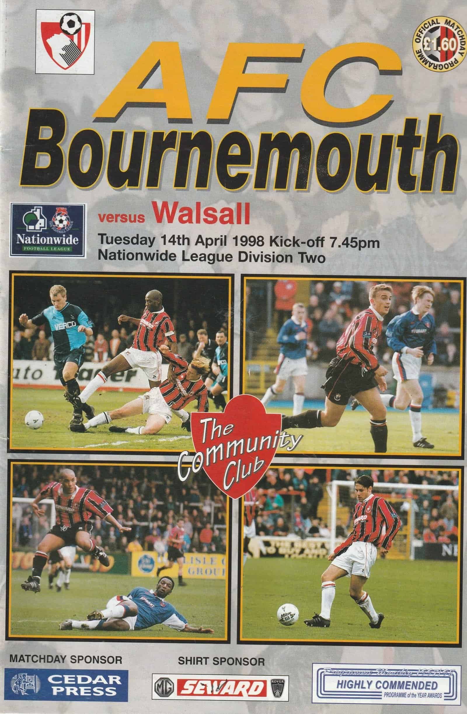 Match programme
