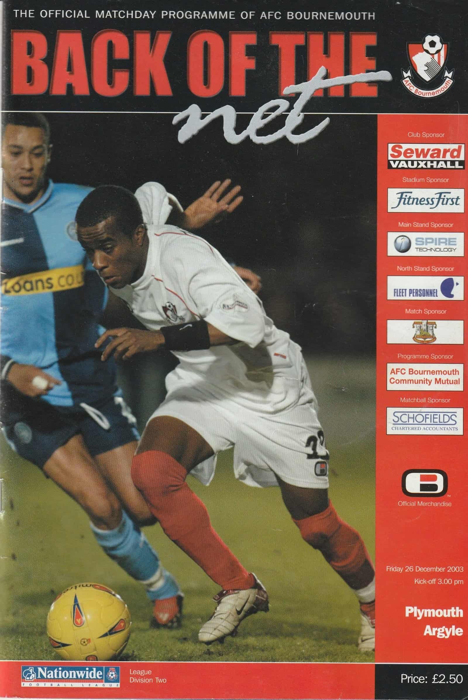 Match programme