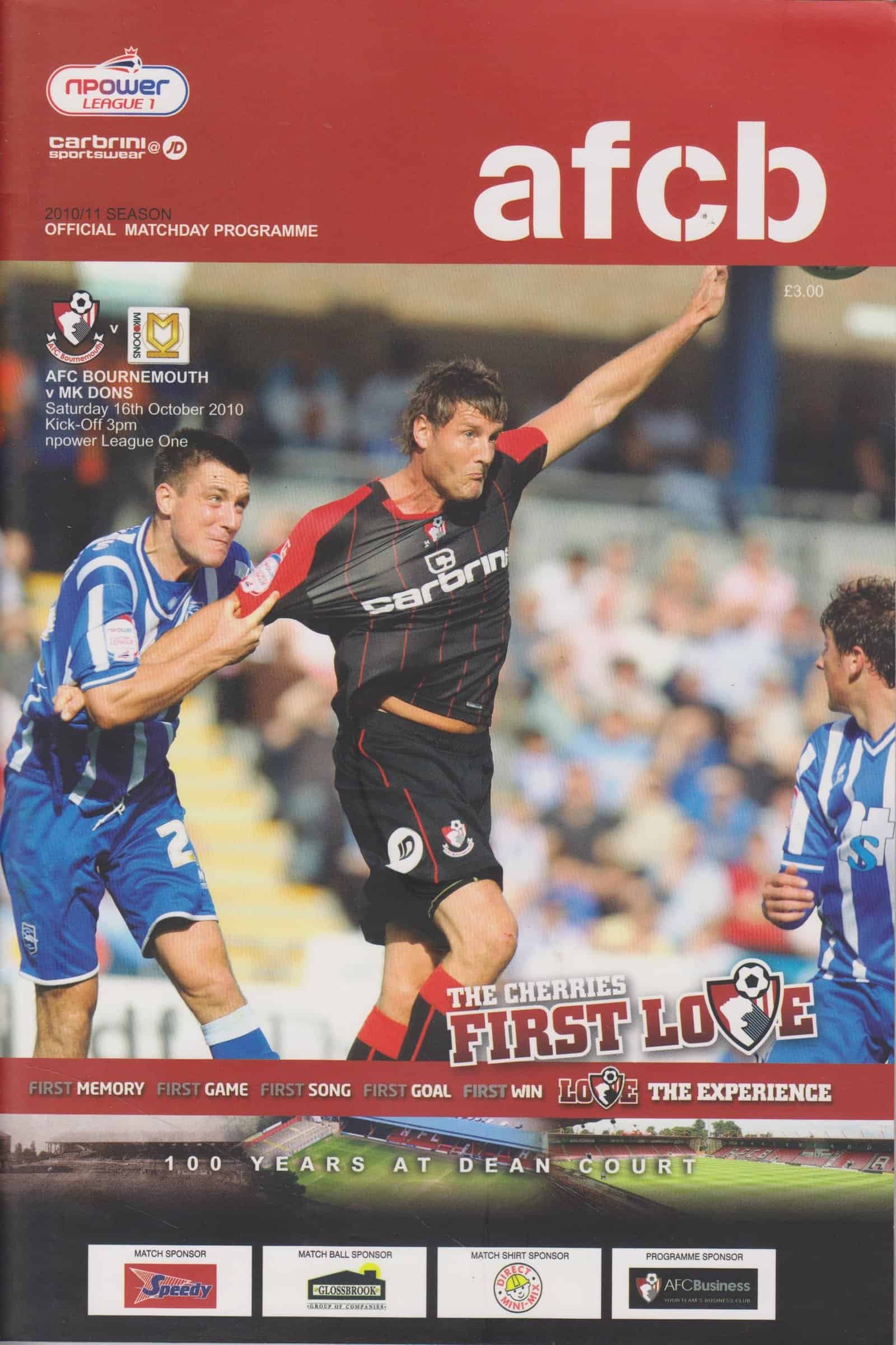 Match programme