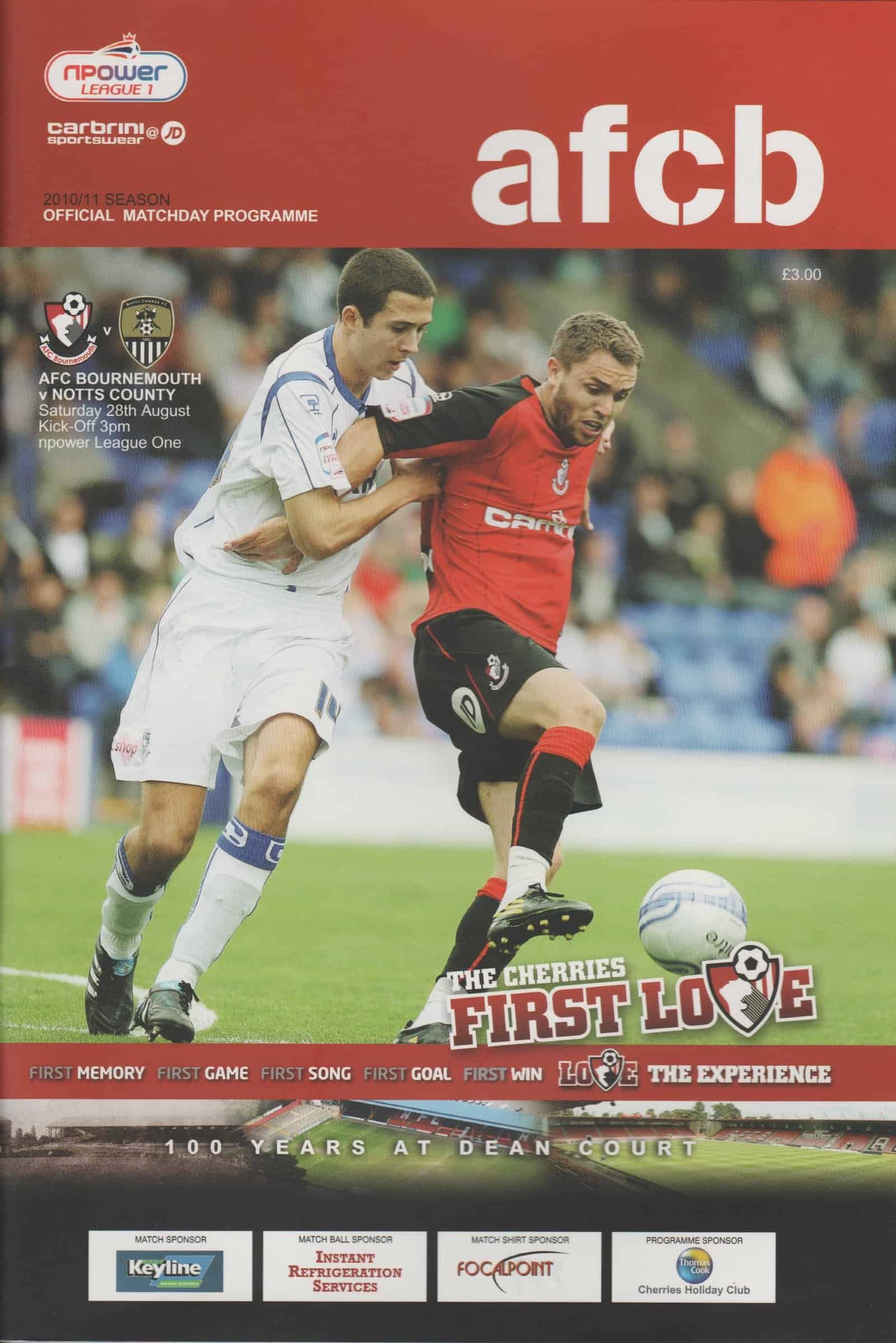 Match programme