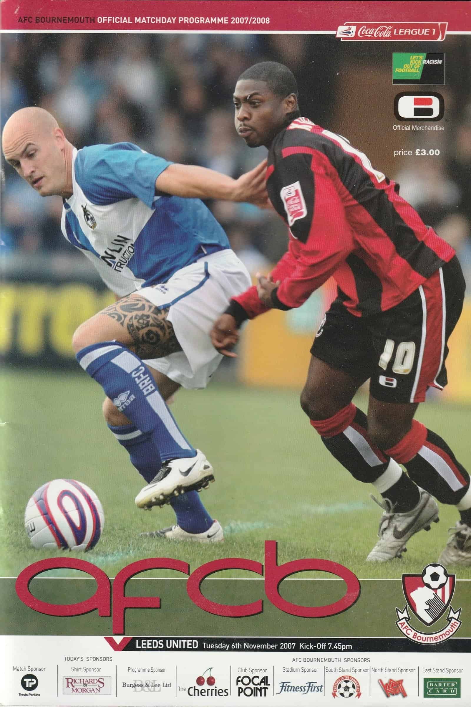 Match programme