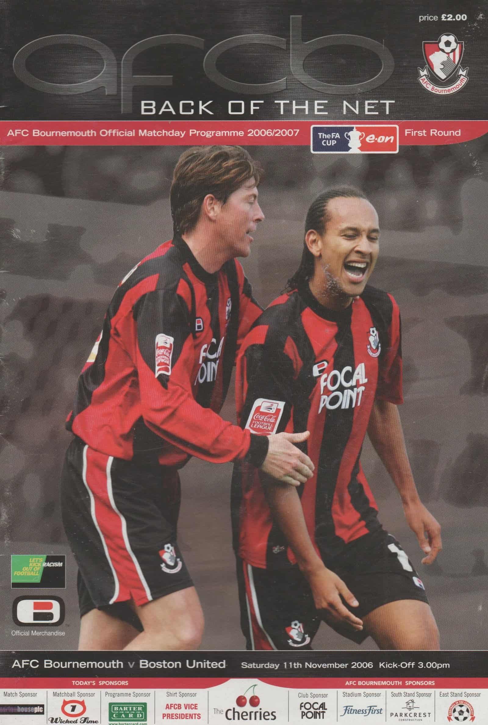 Match programme