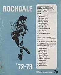 Match programme