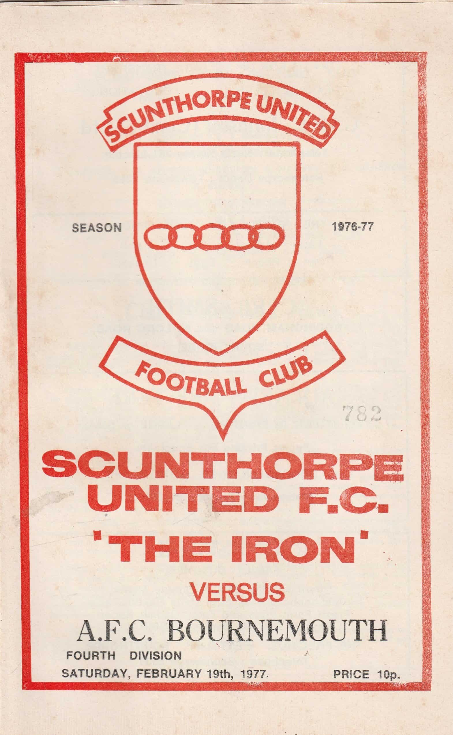 Match programme